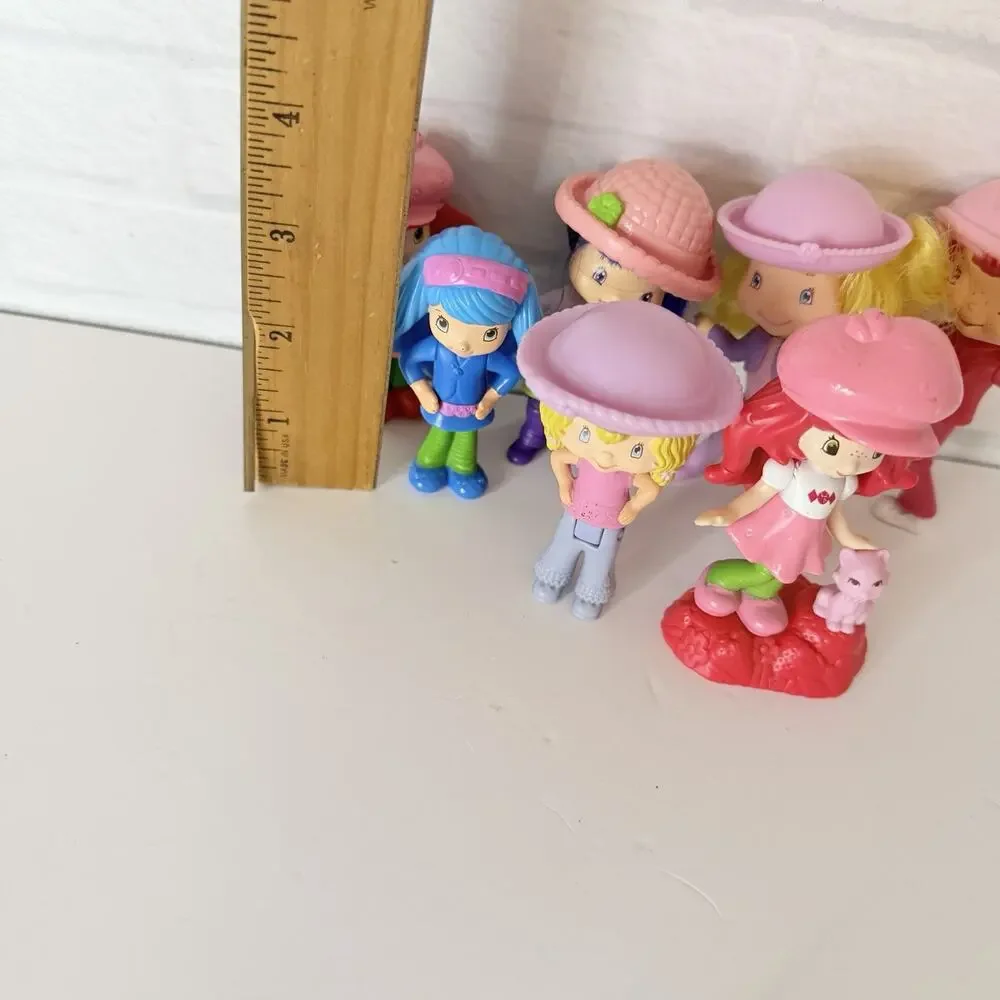 Strawberry Shortcake McDonalds Happy Meal Toys Tea Blossom Angel Cake 7 Figures